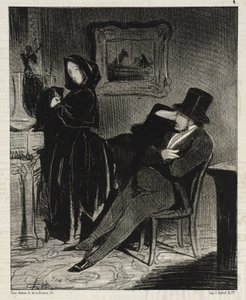 Más a menudo de lo que te llevaré... al baile... de Honoré Daumier