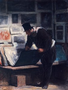 Entusiasta de la impresión de Honoré Daumier