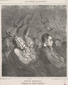 Sesiones musicales de Honoré Daumier