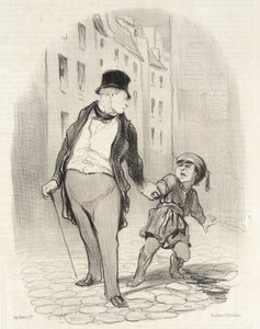 Si no vienes al colegio más rápido que eso de Honoré Daumier