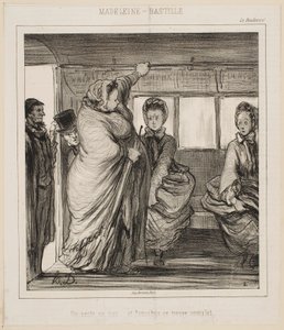La línea de autobús Madeleine-Bastille de Honoré Daumier
