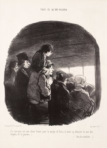 El espectáculo es algo bueno para el pueblo de París de Honoré Daumier