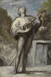 El Trovador de Honoré Daumier