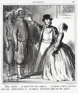 Mira, Adélaïde... quería darte una sorpresa... de Honoré Daumier