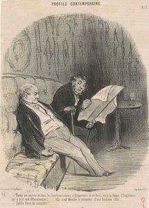 Tiens au milieu de ...bouleversemens ... de Honoré Daumier