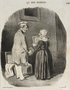Mira, mujer, ahí está mi retrato en el daguerrotipo... de Honoré Daumier