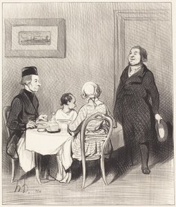 Un Amigo es un Cocodrilo... de Honoré Daumier