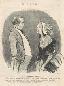 Un compromiso de artista de Honoré Daumier