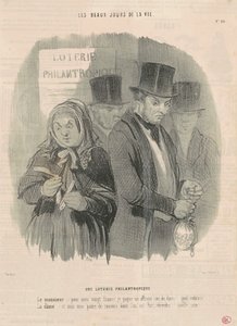 Una Lotería Filantrópica de Honoré Daumier