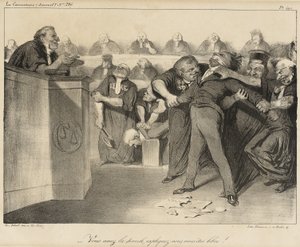 ¡Tenéis la palabra, explicaos, sois libres! de Honoré Daumier