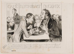 Ves, Bertrand, en este barrio elegante de industriales... de Honoré Daumier
