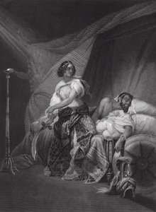 Judit y Holofernes, Judit, cap. 13, v. 4, 7 (grabado) de Horace (after) Vernet