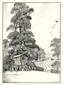 Agosto (litografía) de Horace J. Knowles