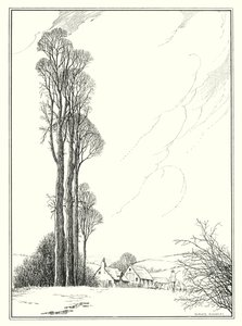 Febrero (litografía) de Horace J. Knowles
