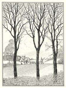 Marzo (litografía) de Horace J. Knowles