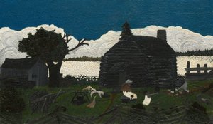 Cabaña en el algodón, c. 1931-1937 de Horace Pippin