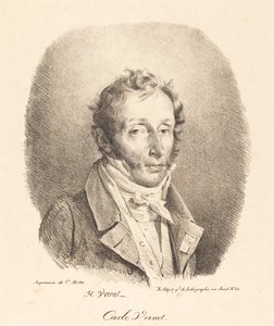 Busto de Carle Vernet de Emile Jean Horace Vernet