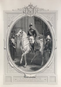 Retrato ecuestre de Napoleón 3 de Horace Vernet