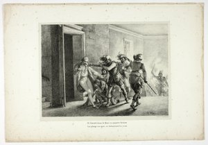 Y pronto este monstruo furioso en el costado... de Horace Vernet