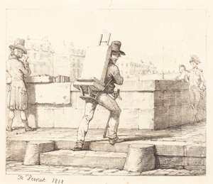 Frontispicio de la carpeta «Croquis litográficos de H. Vernet» de Horace Vernet
