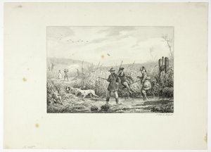 Cazadores de Emile Jean Horace Vernet