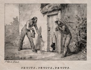 Merodeadores (Maraudeurs. Petits! Petits! Petits!) de Emile Jean Horace Vernet