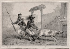 Merodeadores, Aguanta Firme de Emile Jean Horace Vernet
