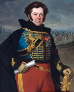 Retrato de Auguste-Frederic Bonamour, marqués de Talhouet de Emile Jean Horace Vernet