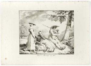 Escena de Auvernia en 1845