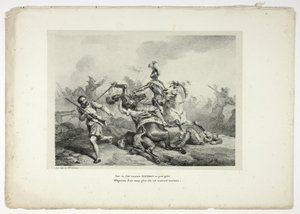 BOURBON se abalanza sobre este orgulloso enemigo... de Horace Vernet