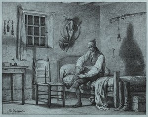 El Criado de Limier Levantándose de la Cama