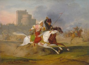 Turco y cosaco, 1809 de Emile Jean Horace Vernet