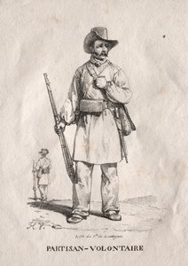 Partisano voluntario, 1822 de Emile Jean Horace Vernet