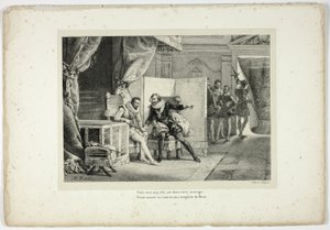 Tu destino", dije, "está en tu coraje... de Horace Vernet