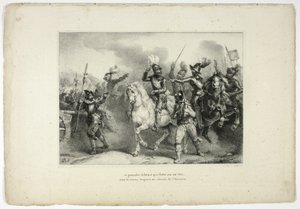 este deslumbrante penacho flotando sobre mi cabeza... de Horace Vernet
