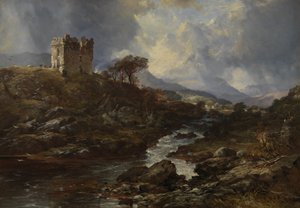 Castillo de Kinlochaline de Horatio McCulloch