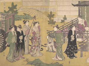 Fuji no Uraha, ca. 1790 de Hosoda Eishi