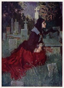 Ilustración para Evangeline, A Tale of Arcadie, de Henry Wadsworth Longfellow (litografía en color) de Howard Chandler (after) Christy