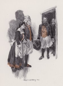 Ilustración de Evangeline, A Tale of Arcadie, de Henry Wadsworth Longfellow (litografía) de Howard Chandler (after) Christy
