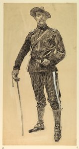 Oficial americano (Guerra Hispanoamericana) de Howard Chandler Christy