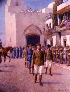 El general Maude entra en Bagdad, la metrópolis de Oriente, el 11 de marzo
