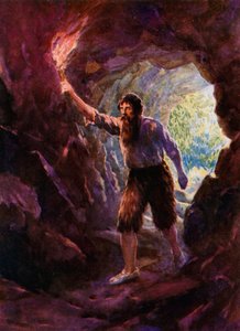 Ilustración para Robinson Crusoe de Howard Davie