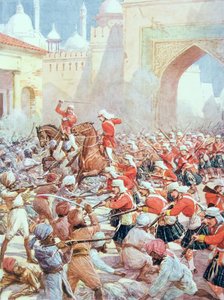 Sir Henry Havelock (1795-1857) en el Socorro de Lucknow de Howard Davie