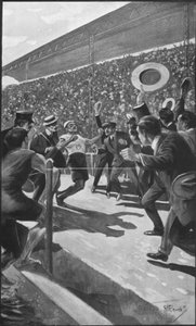 Los Juegos Olímpicos en la Exposición Franco-Británica de Howard K. Elcock