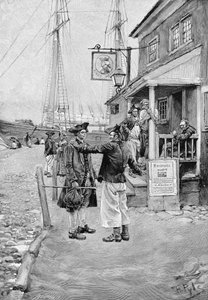 Muelle de Brownejohn, Nueva York, ilustración de 