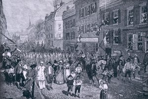 Carnaval en Filadelfia, ilustración de 