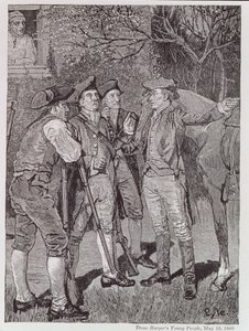 Paul Revere en Lexington, de Harper