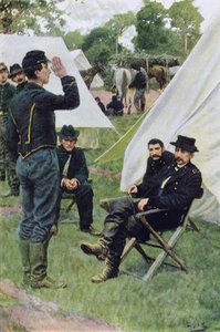 Primera entrevista de Sheridan con Rowand, ilustración de 