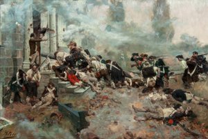El ataque a la Casa Chew de Howard Pyle