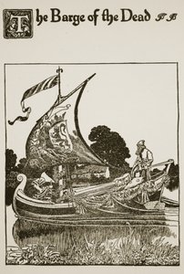 La barca de los muertos, ilustración de 
